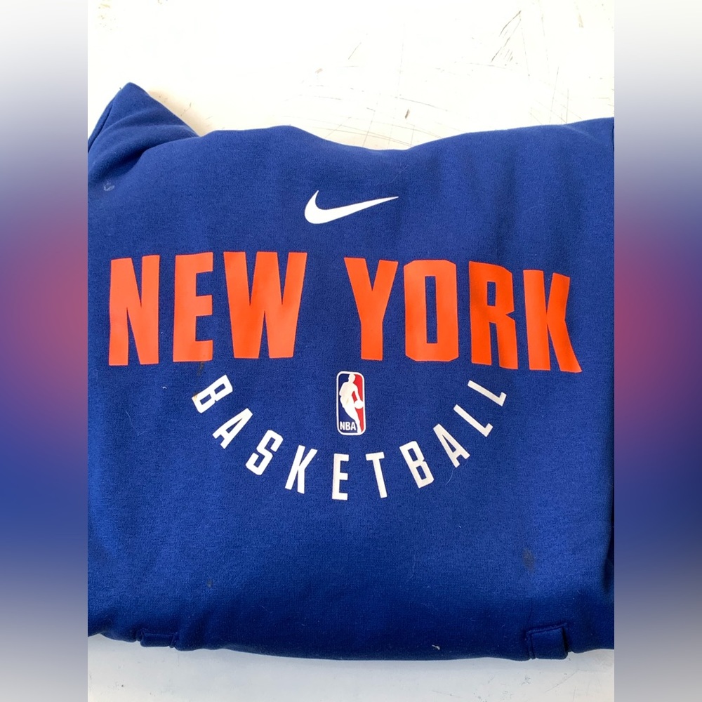 Blue new york basketball hoodie